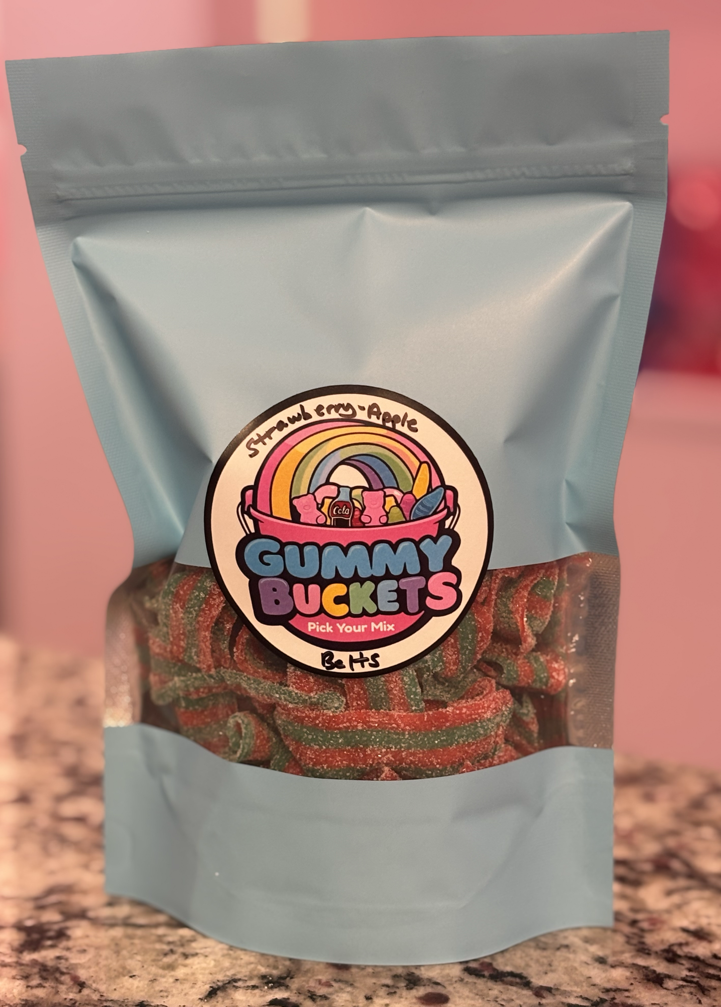 1 Pound Bag of Strawberry Apple Straps