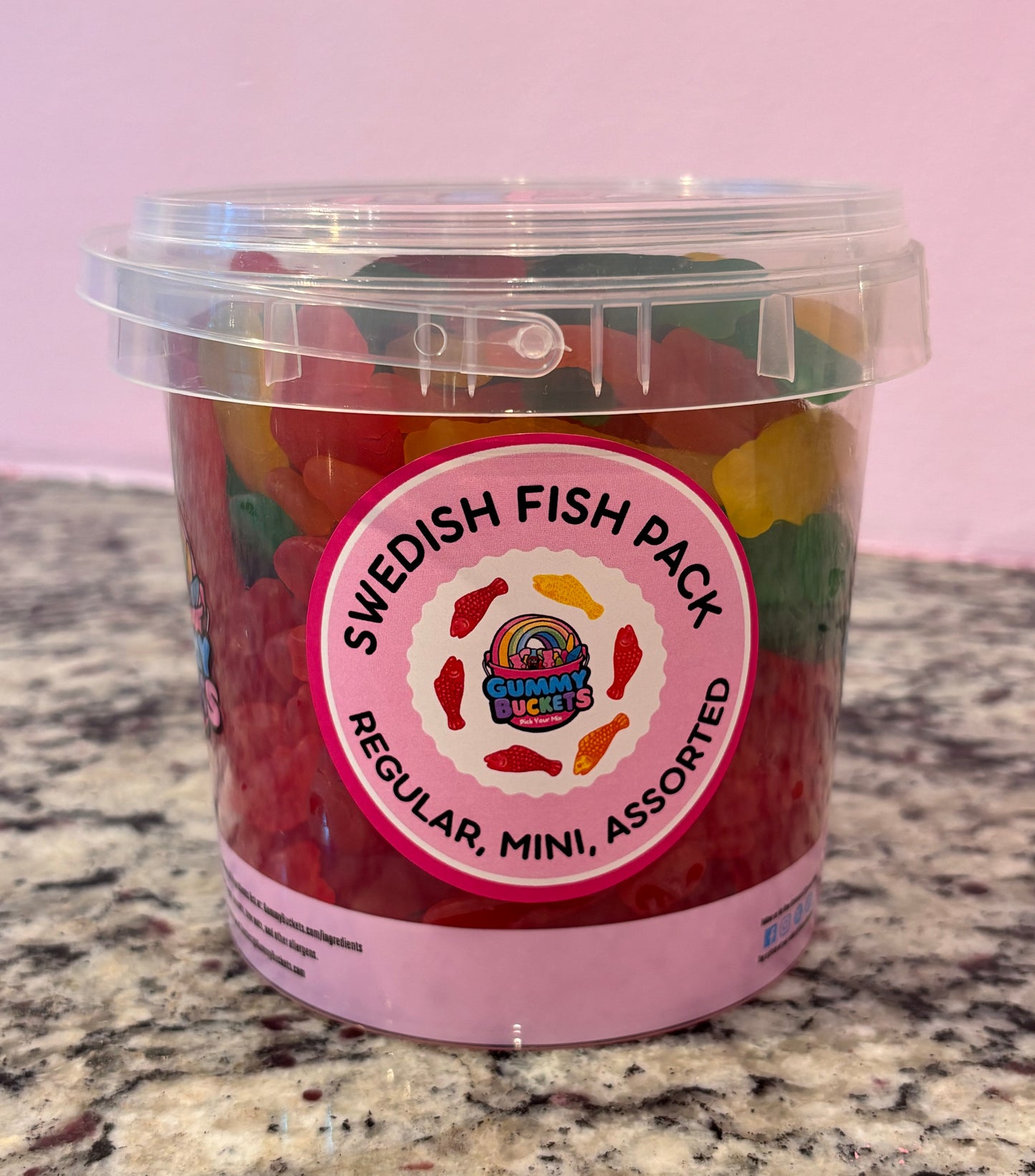 2 Pound Bucket of Swedish Fish