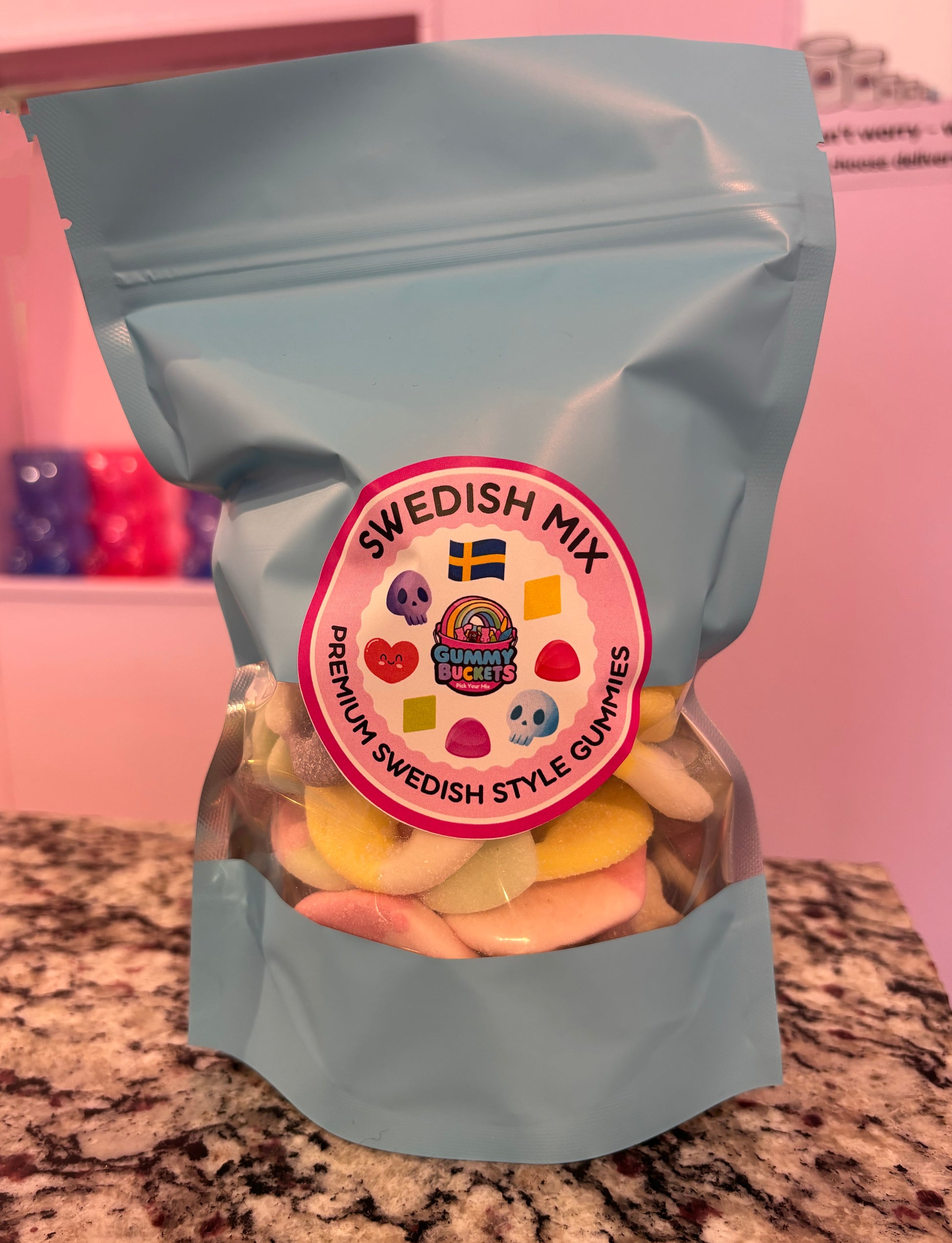 1 Pound Bag of Swedish Gummies