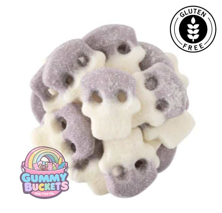 Swedish Sour Grape Skulls