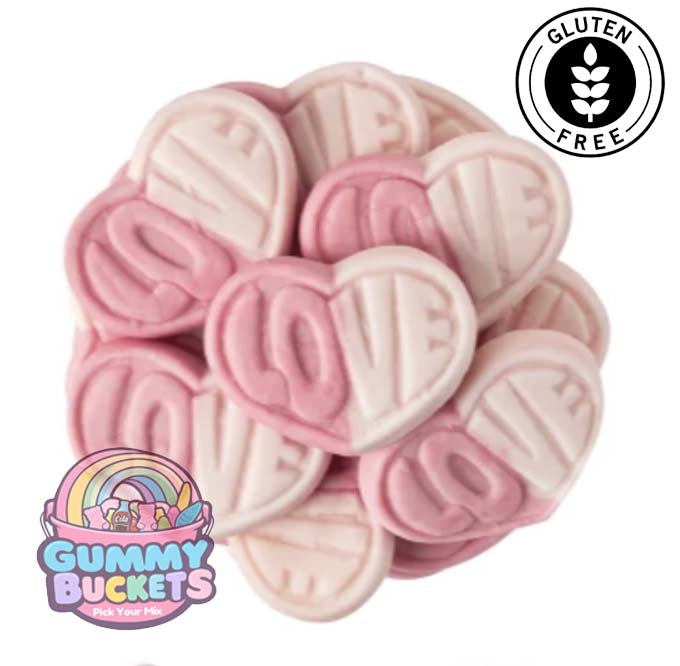 Swedish Strawberry Vanilla Hearts