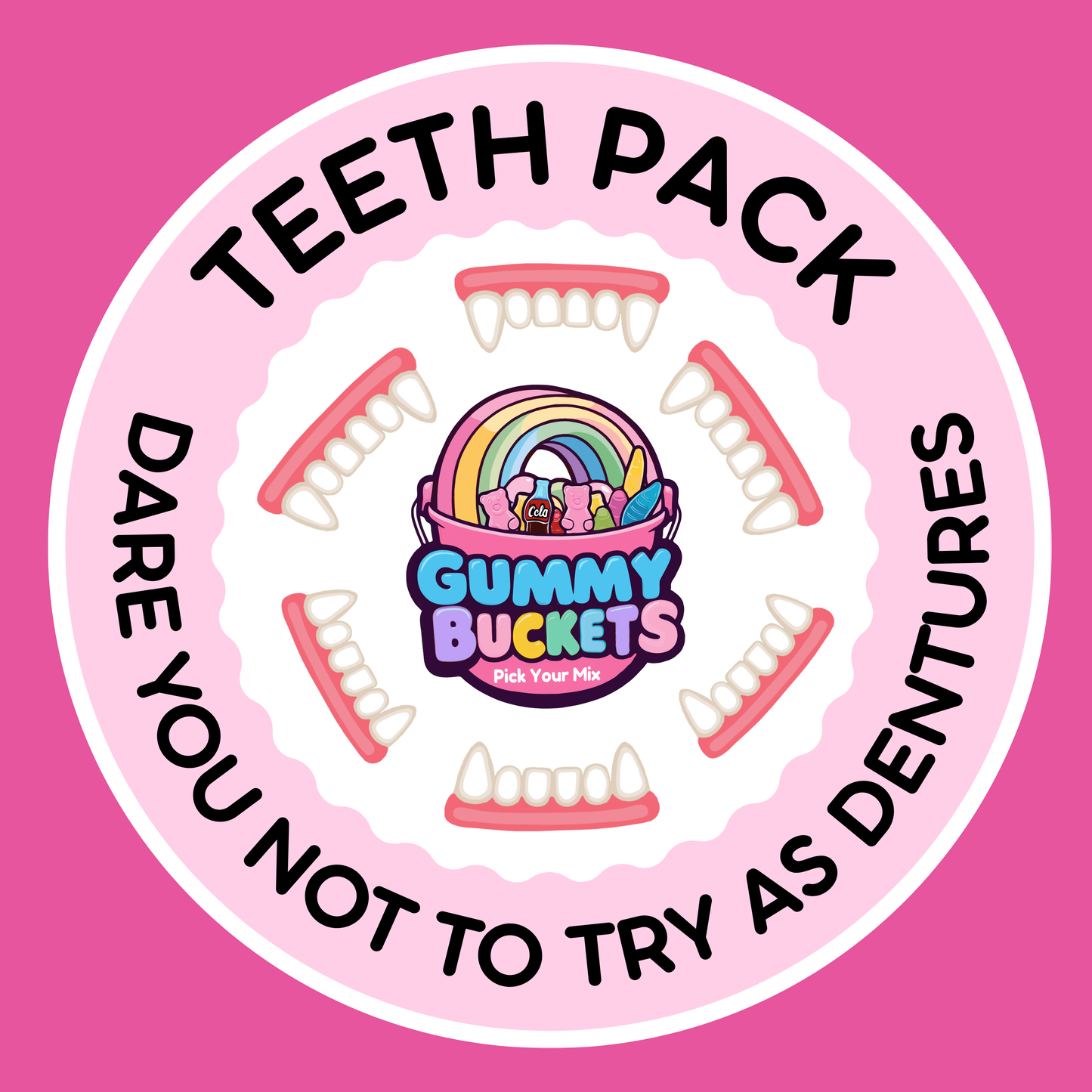 All Teeth/Dentures Mix (Pick a Size)