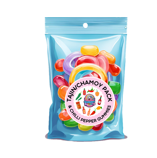 1 pound bag of Tajin/Chamoy Gummies