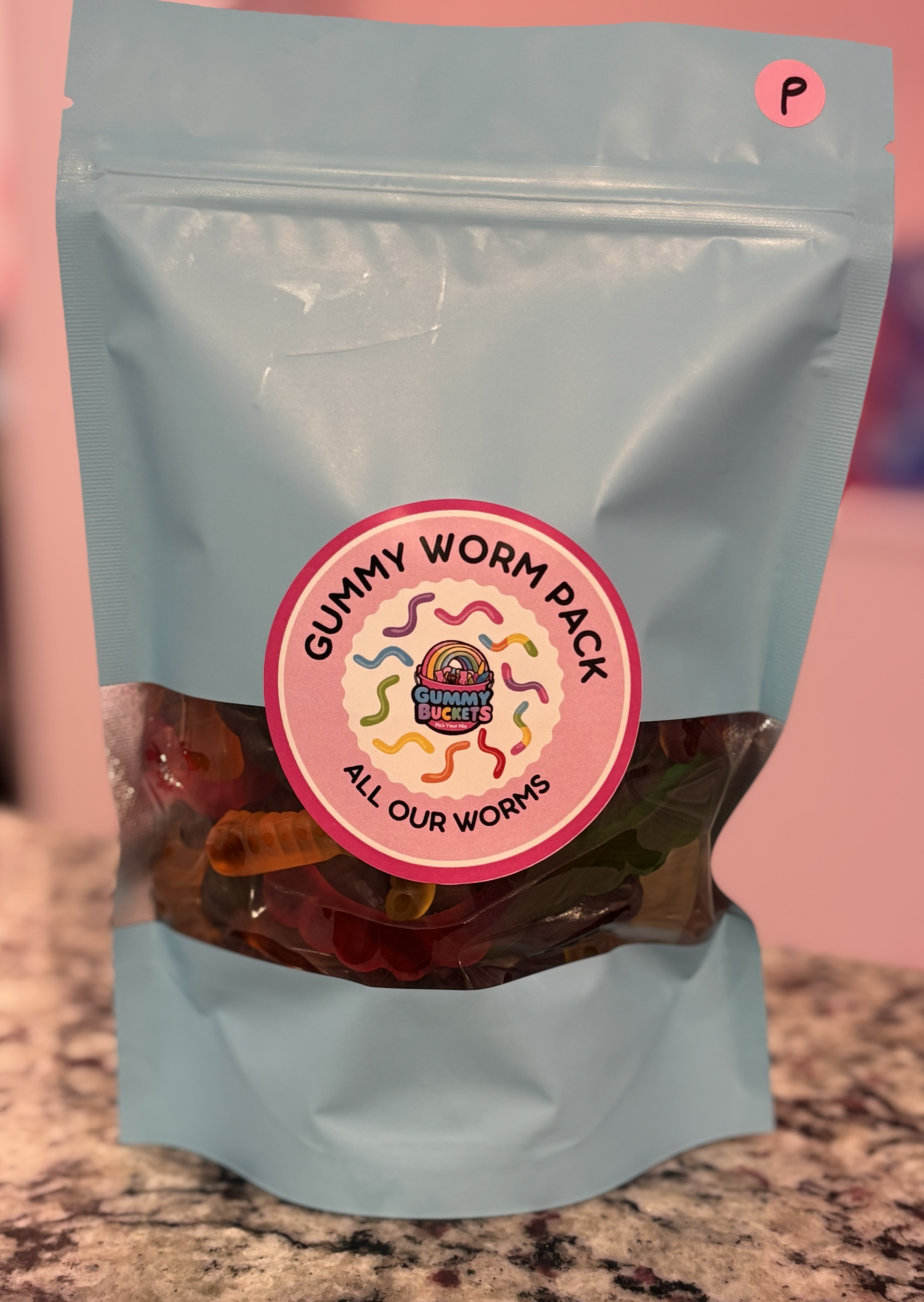 1 Pound of NOT Sour Gummy Worms